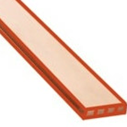 Coavoo 1 Pièce Barre Plaque Plat de Cuivre 5mm x 40mm x 1440 mm, Plat