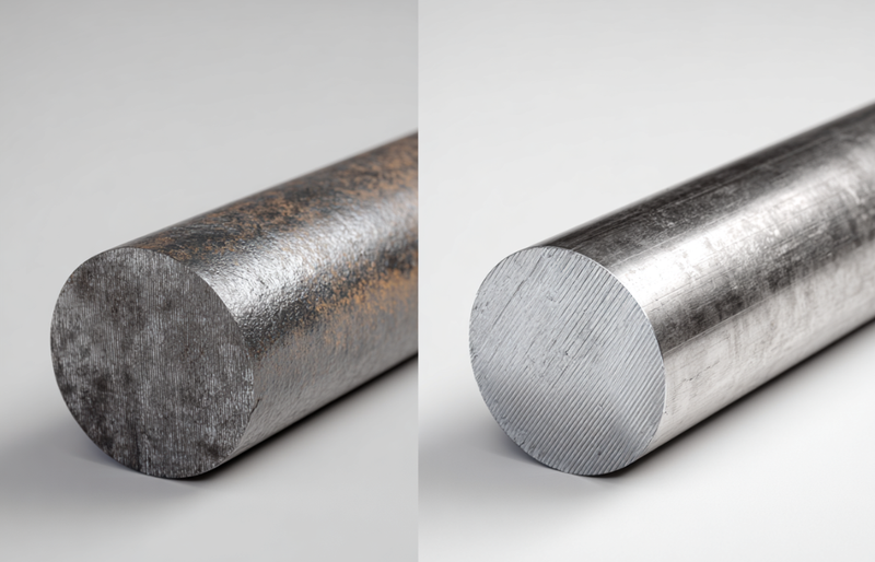 Acier laminé vs acier étiré : le comparatif pour choisir le bon acier