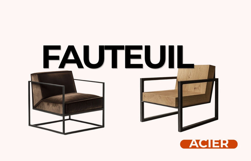 Fabriquer un fauteuil en acier : quels matériaux choisir pour allier design, confort et durabilité ?