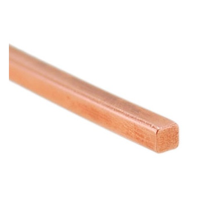 Barre cuivre carré 15 mm CUA1
