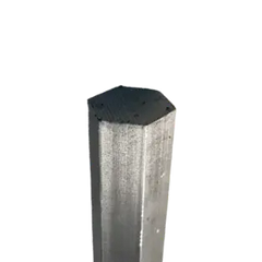 Barre inox hexagonal