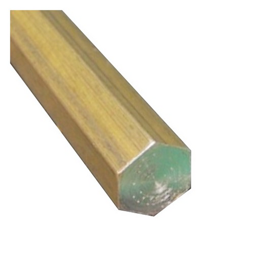 Barre laiton hexagonal 8 mm UZ39PB2