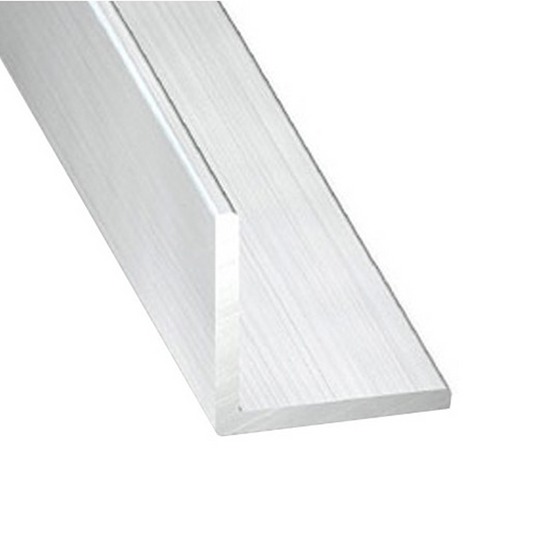 Profilés constructions aluminium cornière forme L 25x25x2 mm 6060