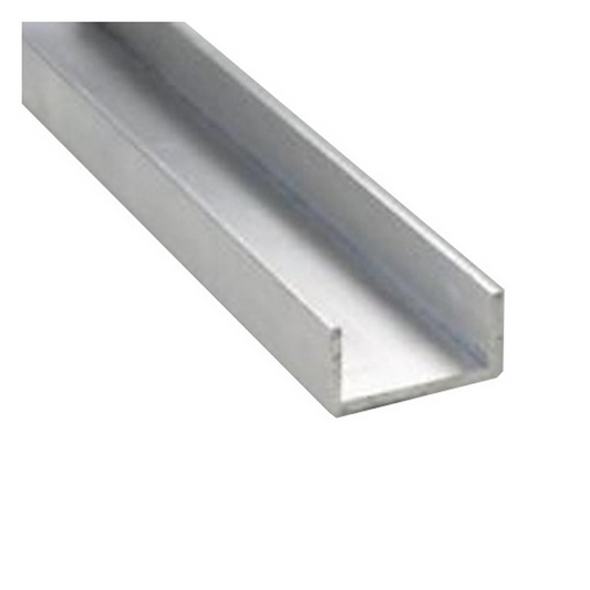 Profilés constructions aluminium forme UPN 40x20x2 mm 6060